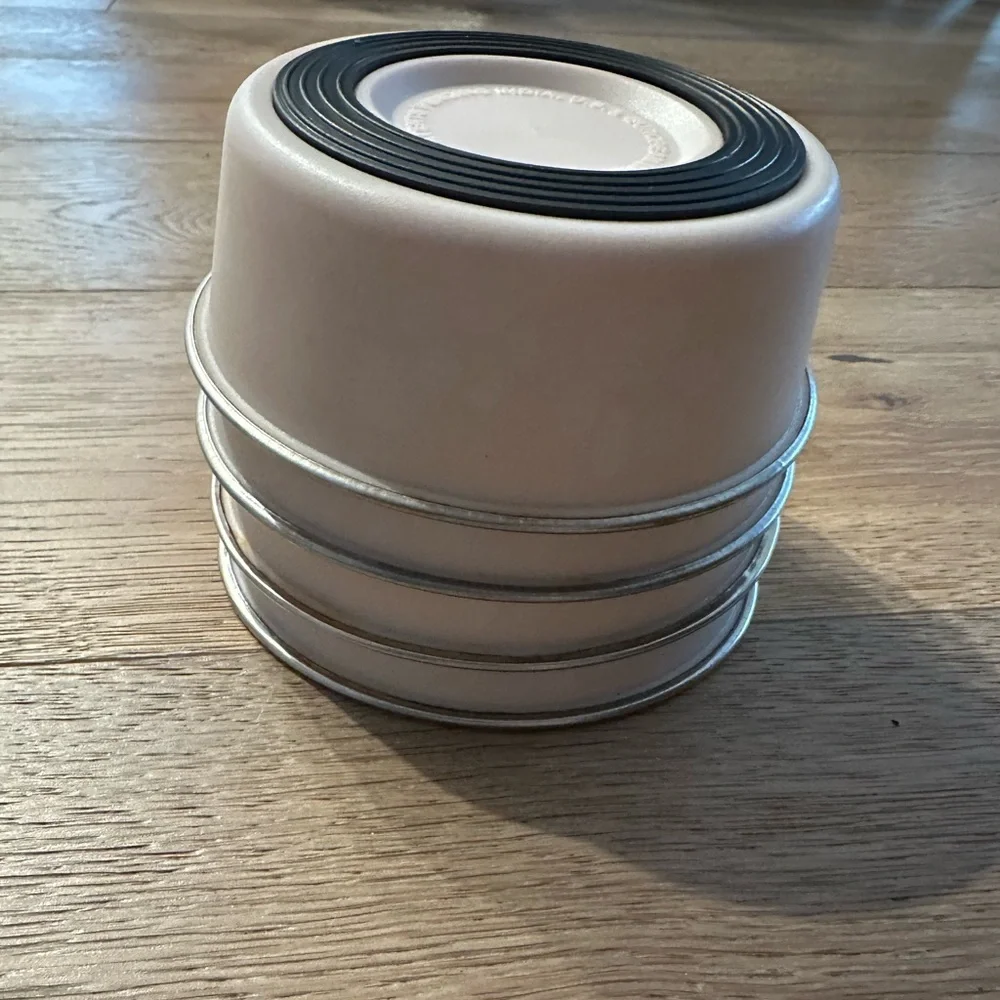 Blue and Pink Pet Feeding Bowls